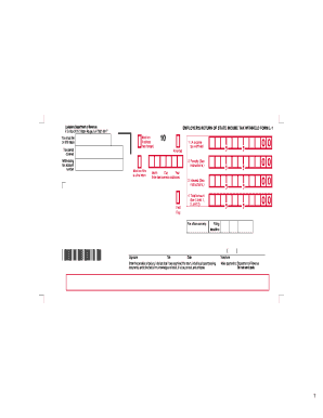 Louisiana Employer's State Income Tax Withheld Form