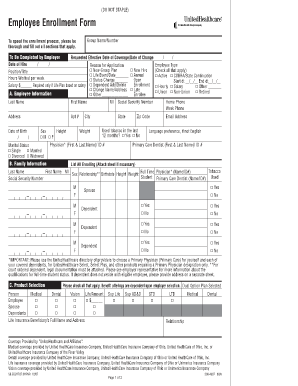 Employee Enrollment Form