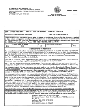 Fillable Online dss mo IRS 1099 Form - dss mo Fax Email Print - pdfFiller