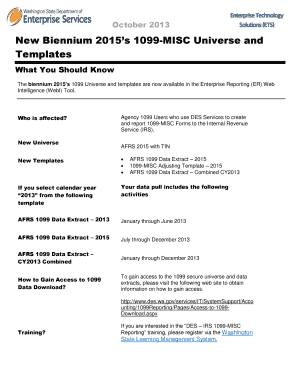 New Biennium 2015's 1099-MISC Universe and Templates - des wa