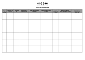 Drug Confiscation Form