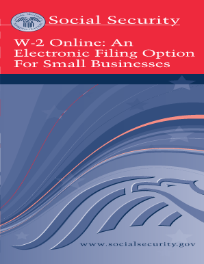 W-2 Online Electronic Filing Option