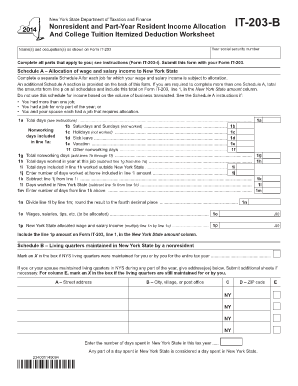 Xwxx 2015 tax forms 2023 - form it 203 for 2014