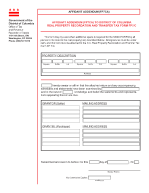 form rod 2 affidavit addendum fp7ca