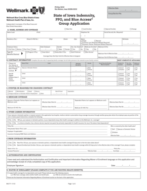 Iowa Health Insurance Group Application