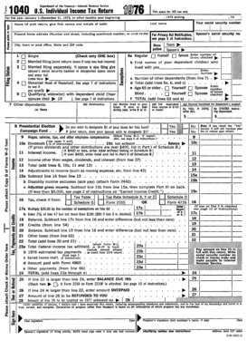 FORM 1040 (1976) - irs