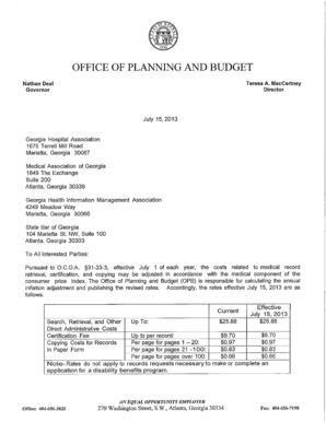 Medical Records Retrieval Rates Georgia Department Of Medical Records Retrieval Rates Georgia Department Of