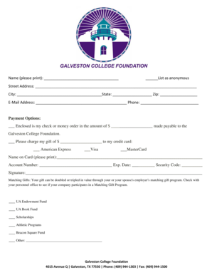 Donation Form