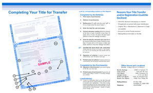 Florida Title Transfer Form
