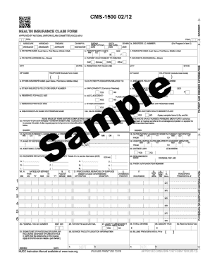 CMS-1500 Form 02/12