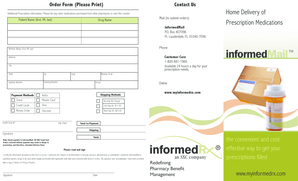 InformedMail Prescription Order Form