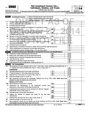 Form 8960 - irs treas