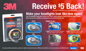 3M Headlight Restoration System Rebate Form