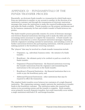 Appendix D Fundamentals of the Funds Transfer Process - fincen