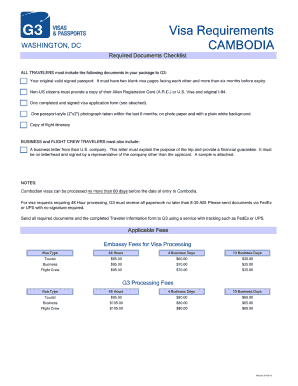 Ds 160 form pdf sample - Cambodia visa form fillable