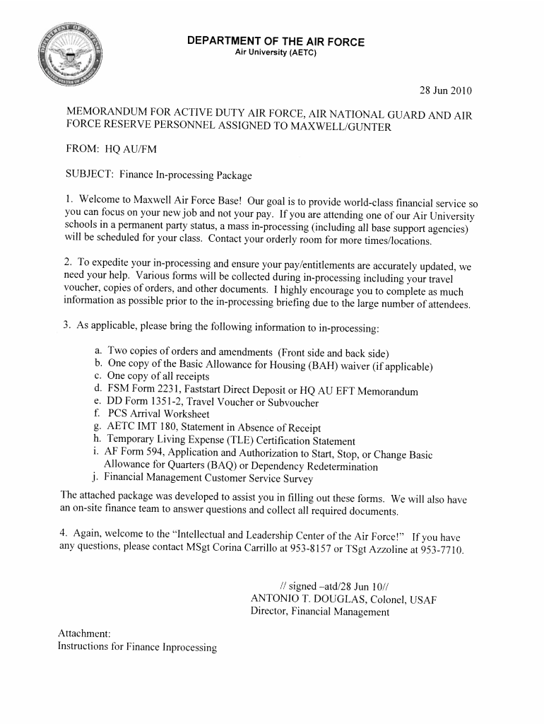 Af Form 594 Fill Out Sign Online DocHub