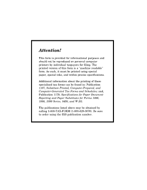Form 1096 Annual Summary and Transmittal