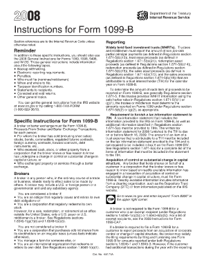 Instructions for Form 1099-B