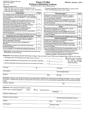 W4 form pdf - ct w4