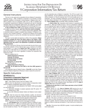 fillable online revenue alabama instructions for the preparation of alabama dept of revenue form 96