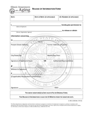 Release of Information Form