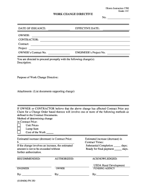 Illinois Work Change Directive