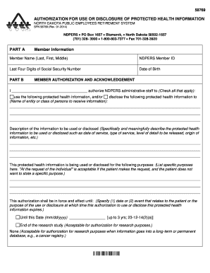 Authorization for Use or Disclosure of Protected Health Information
