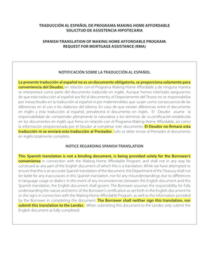 Solicitud de Asistencia Hipotecaria