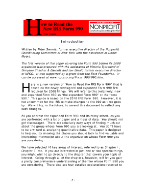 IRS Form 990 Guide