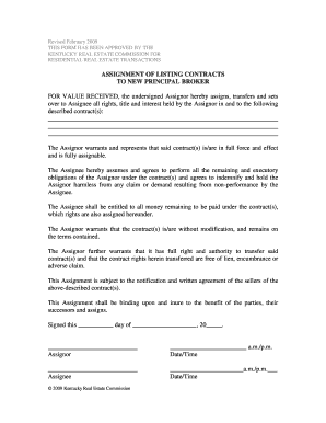 fillable assignment of real estate contract form edit online real estate assignment of contract form