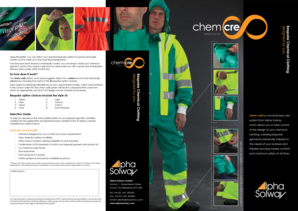 Chemical Protective Clothing Customization Form