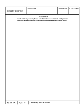 Incident Briefing Form