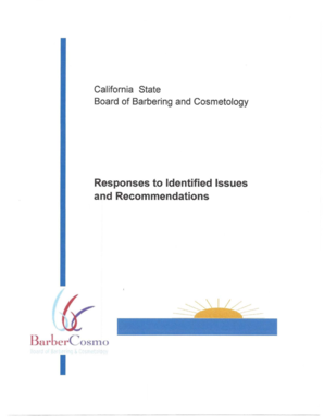 California Board of Barbering and Cosmetology - Sunset Review ... - barbercosmo ca