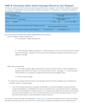 Employer Health Coverage Offer Form
