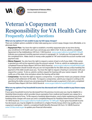 va co payment responsibility faq