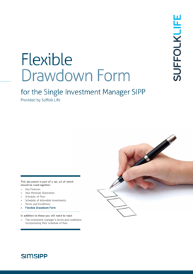 Flexible Drawdown Form for Single Investment Manager SIPP