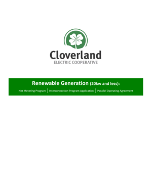 Michigan Net Metering Program Application