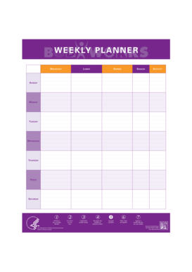 BodyWorks Weekly Meal Planner - womenshealth