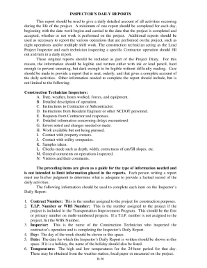 Daily sales report format for real estate - ncdot inspectors daily report form