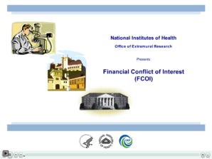 NIH FCOI Online Tutorial Completion Certificate