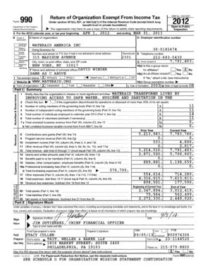 Form 990 Return