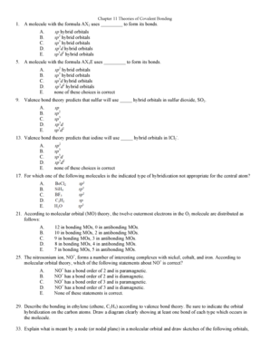 Chemistry Quiz on Covalent Bonding