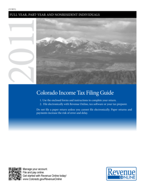 Colorado Individual Income Tax Form 104