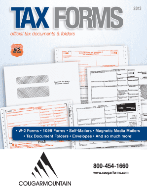 IRS W-2 and 1099 Forms