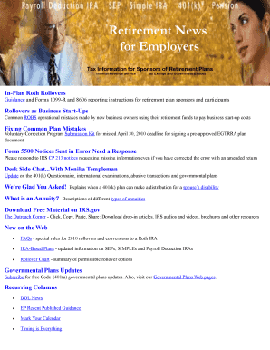 IRS In-Plan Roth Rollovers Guidance