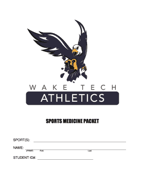 Wake Technical Community College Pre-Participation Exam