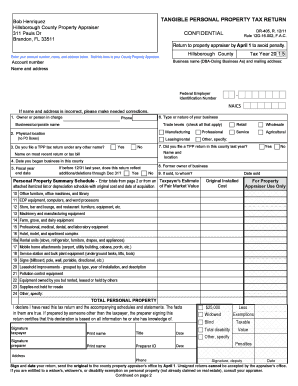 Florida Tangible Personal Property Tax Return