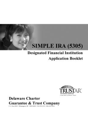 SIMPLE IRA Application Booklet