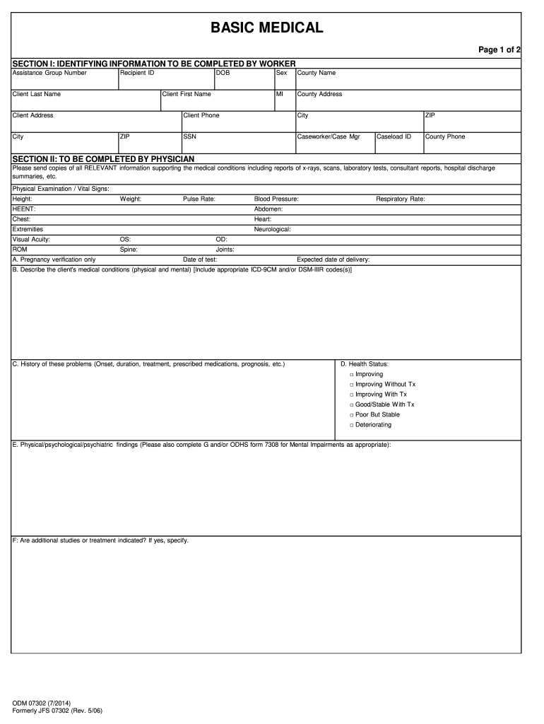 basic medical template Preview on Page 1