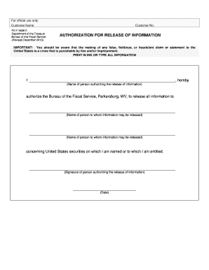 Authorization for Release of Information